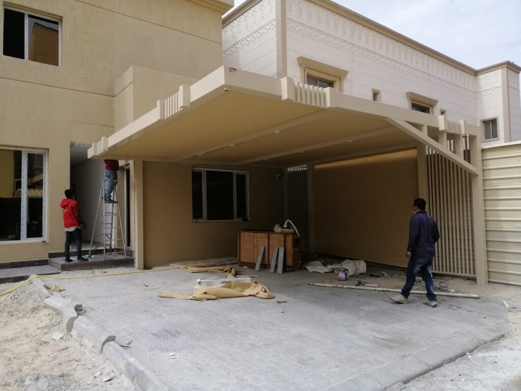 مظلات مواقف السيارات