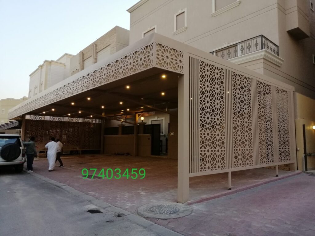 خدمة-حداد-الكويت-مظلات-ديوانيات-خارجية