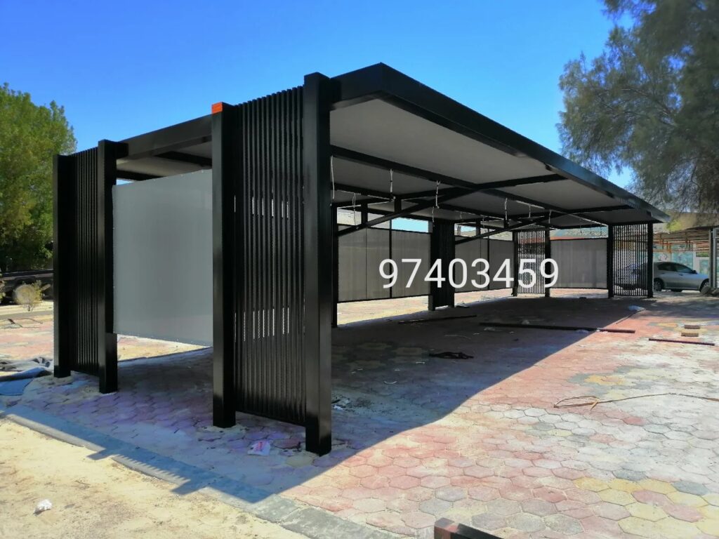 أفضل-حداد-ديوانيات-خارجية-ومظلات-سيارات-بالكويت