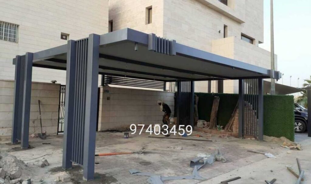 أفضل حداد مظلات في الكويت | تركيب مظلات سيارات خام