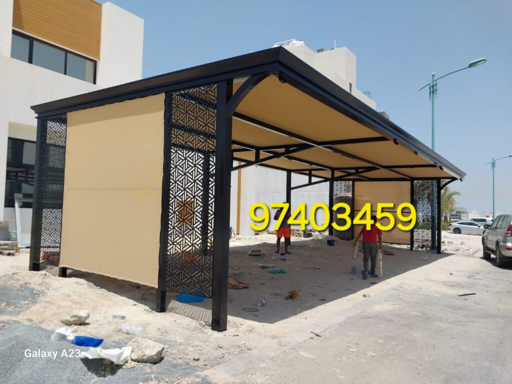 تركيب باب حديدي مودرن بتصميم فاخر في الكويت – حداد محترف