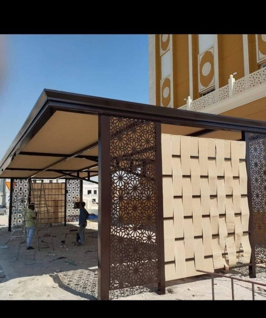 تركيب مظلات مواقف السيارات مشرف
